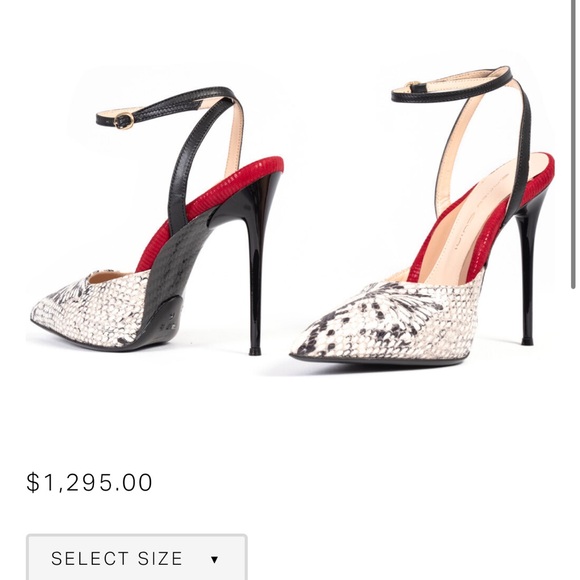 Enrico Cuini Slingback Snake Platforms - Picture 16 of 16